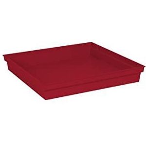 EDA onderzetter vierkant Toscane 40 cm rood