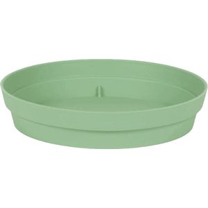 EDA Bloempot onderschaal Toscane - kunststof - groen - D35 cm - opvangschalen