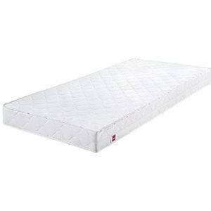 Abeil AB100 matras, gemiddelde hardheid, met afneembare hoes, wit, polyester, wit, 160 x 200 cm