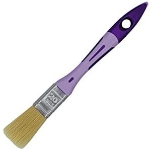Savy 4807020 Platte kwast voor alle kleuren, kunstvezel, breedte 20 mm, paars