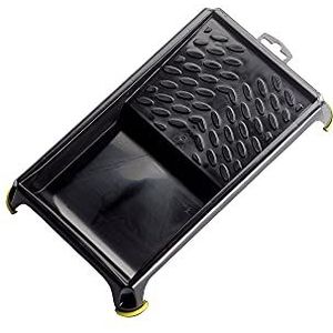 SAVY 5001007 Bekken om te schilderen, zwart, antislip, vlak voor rol, 120 mm