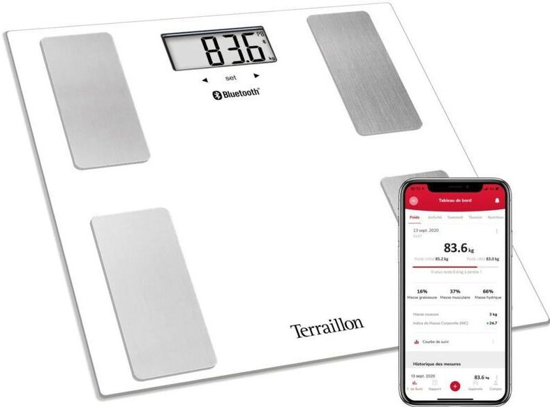 personenweegschaal - WEB COACH MOVE - Glasoppervlak TERRAILLON