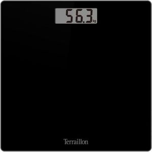 Terraillon - Tsquare - Elektronische Personenweegschaal - Zwart - Capaciteit 180 kg