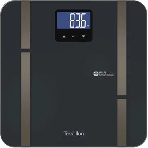 Terraillon - Master Fit Ultra - Weegschaal - Zwart - Wi-Fi, Hartslagmeting, Analyse Lichaamsmassa