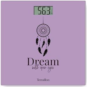 Terraillon One Pastel Dream Personenweegschaal - Compact, Ultradun en Stijlvol