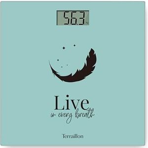 Terraillon One Pastel Live Personenweegschaal - Compact, Ultradun en Verfrissend