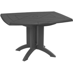 GROSFILLEX 52149002 tafel Vega, 118 x 77 cm, antraciet, 118 x 77 x 72 cm
