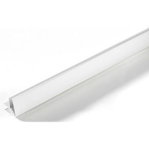 Grosfillex Binnen- En Buiten Hoekprofiel Wit 260cm