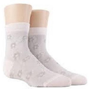 zilveren glitter sokken maat 28/31