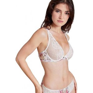 Aubade - Triangle Armatures - BH - Multicolour - Materiaal: Leaverskant en Tule