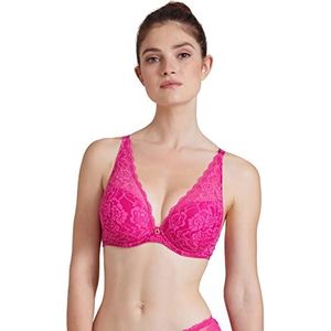 Aubade Rosessence HK81-6 Push-up beha voor dames, sexy lingerie, nachtkleur, Fuchsia