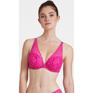 Aubade - Plunge Foulard Rossence - BH - Rose - Lace - Handwas aanbevolen