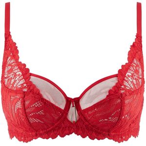 Aubade BH full cup Flowermania Rood 95 C