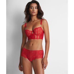 Aubade - Flowermania - Shorty - Rood - 86% Polyamide, 14% Elastaan