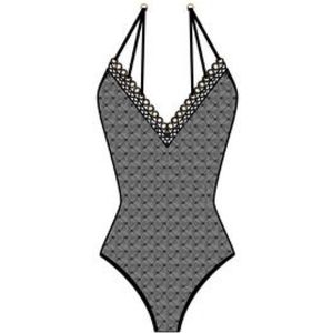 Aubade - Boites a Desir Body - Zwart - Bodystocking