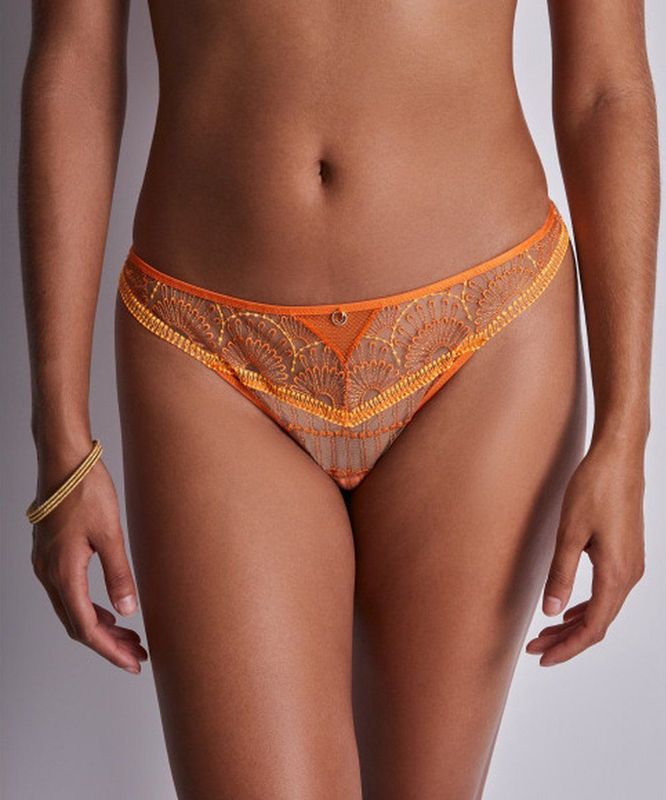 Aubade Pure vibration tanga Oranje XS