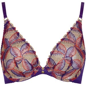 Aubade - Life Celebration - BH - Paars - Borduursel - Mesh