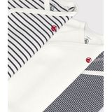 Petit Bateau - Rompertje - Multi - Set van 3 - Lange Mouwen