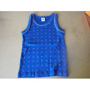 Petit Bateau- 2 Pack - Singlet - Jongens - Blauw bootje - 4jaar 104