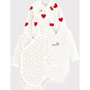 Petit Bateau baby meisje Underwear A00AZ00, Wit en rood