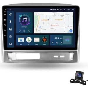 Android 12.0 2 Din Autoradio 9"" Touchscreen Auto Stereo Voor Geely MK 1 2006-2013 Met Draadloze Carplay Android Auto GPS Navigatie AHD Omgekeerd Beeld Stuurwielbediening (Size : P6(6G+128G))