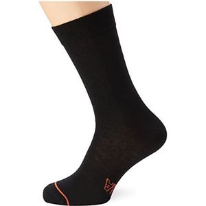 ATHENA Vrijetijdssokken voor heren, verpakking van 8 stuks, zwart, 43-46 EU