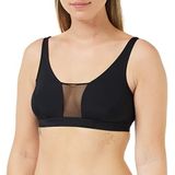 Athena - Soutien-Gorge Tulle - Sans Armatures - Microfibre Douce - Zwart