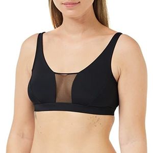 Athena - Soutien-Gorge Tulle - Sans Armatures - Microfibre Douce - Zwart