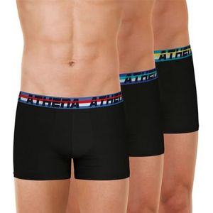 ATHENA - Boxershorts - Zwart - Katoen - Set van 3