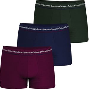 Eminence - Boxershorts - Bordeaux-marine groen - Herenondergoed - Set van 1 stuk