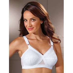 PLAYTEX - Cœur Croisé - BH zonder Beugels - Wit - Polyamide