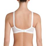 Playtex 1 x damesbeha zonder beugel, klassiek gekruist hart, Wit, 95D