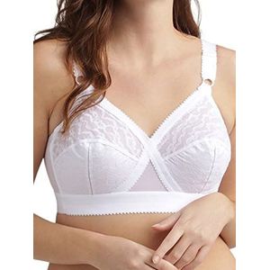 Playtex Damesbeha Cross Your Heart"" zonder beugel, 1 stuk, wit, 90C