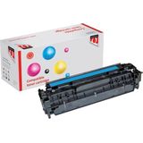 Quantore - CC531A - Tonercartridge - Blauw - Geschikt voor HP Printers