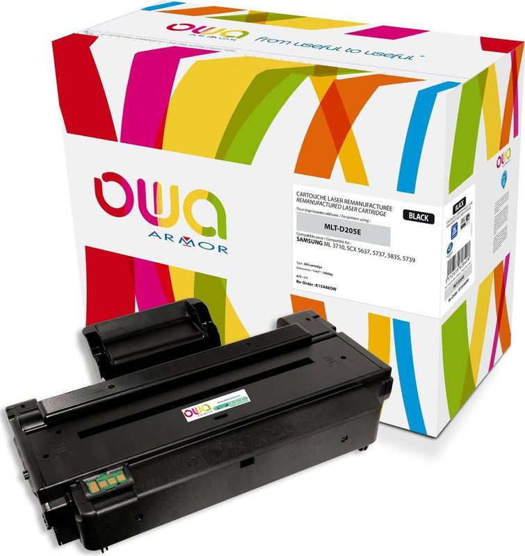 Armor - K15448OW - Toner - Zwart - Gereviseerde Printercartridge