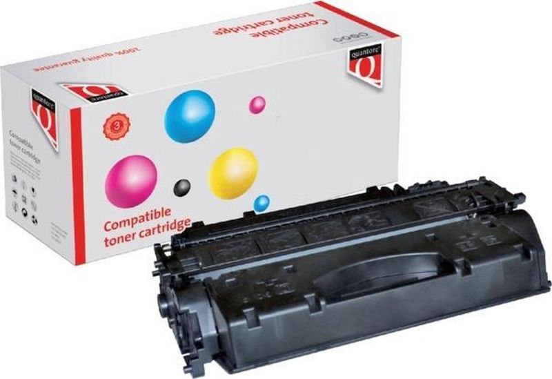 Quantore - CF280X - Tonercartridge - Zwart - Printcapaciteit 6900 pagina's