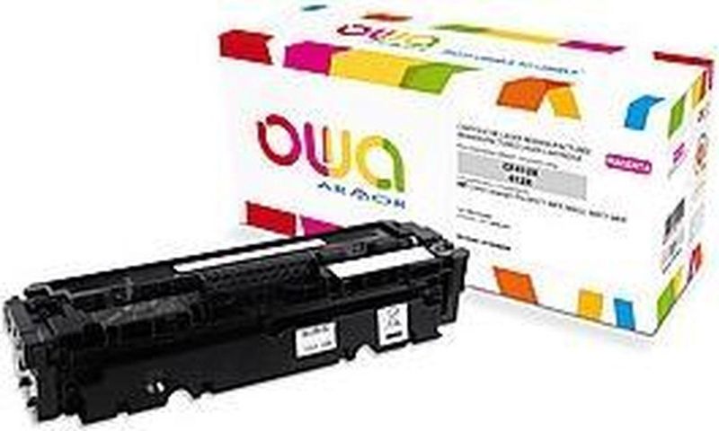 HP - CF413X - Compatibele Toner - Zwart - Voor Color LaserJet Pro M377, M452, M477