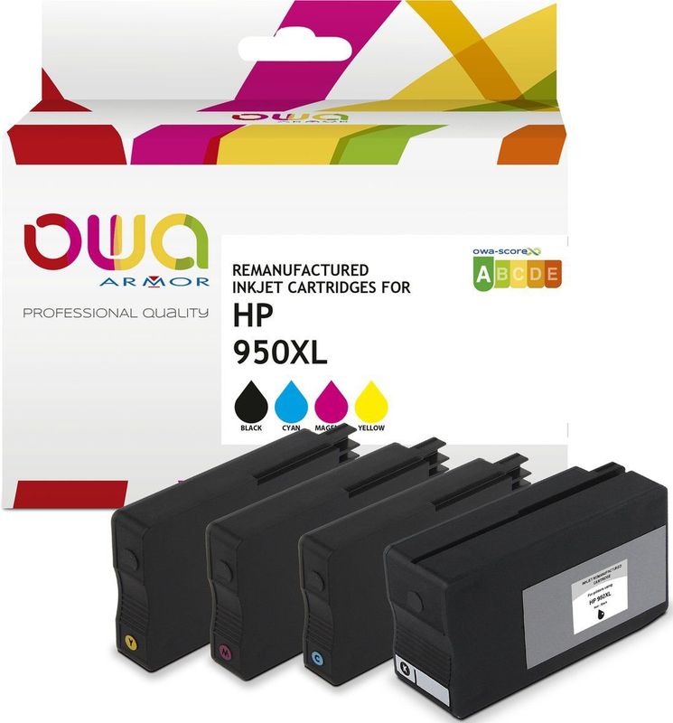 HP - 950XL - Refurbished Cartridge - Zwart - Inhoud 1x 2.515 Pagina's