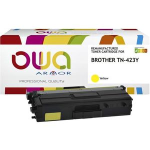 Owa - TN423Y - Compatibele Toner - Zwart - Voor Brother HLL8260, DCPL8410, MFCL8690