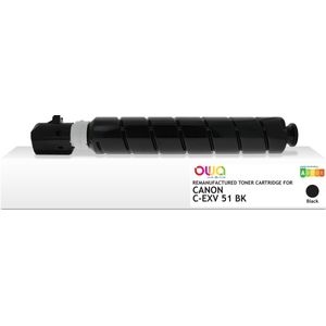 OWA Toner CANON C-EXV 51 K - Refurbished Canon toner met chip - Zwart - 69.000 pagina's - CEXV51, EXV51, CEXV51K