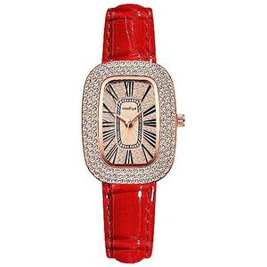 Basfur Dress Watch Fe-Montre-080-02, Rood, modern