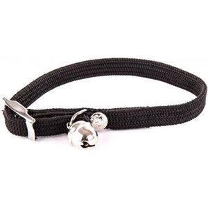 Martin Sellier Halsband Kat Elastisch Nylon Zwart 30X1 CM