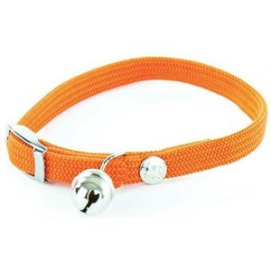 Martin Sellier Halsband Kat Elastisch Nylon Oranje 30X1 CM