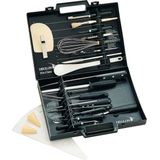 Déglon - Compacte Chef-Koffer - 22-delig - Zwart - 38x27x8 cm