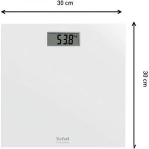 Tefal - Premiss - Personenweegschaal - Zwart - Glas - 150 kg