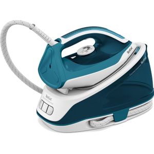 Tefal Dampfbügelstation "Express Essential, 2200 W, Xpress Glide Bügelsohle, Calc Clear,", 5,2 Bar, Dampfstoß: 280 g/Min., Dauerdampfmenge: 120 g/Min., SV6115