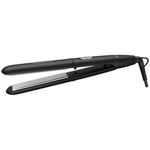 Rowenta SF1810 Express Style Stijltang, twee temperaturen (180 °C en 210 °C), keramische toermalijncoating, extra lange platen, snelle opwarming, vergrendelingssysteem, zwart/zilver