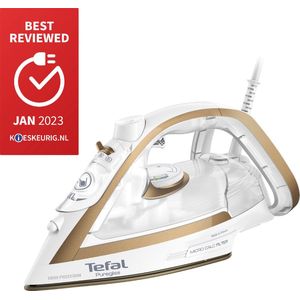 Tefal Puregliss FV8042 - Stoomstrijkijzer - 2900W - Goud, Wit