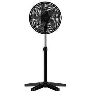 Rowenta Turbo Essential VU3110F3 Staande ventilator, krachtig, 3 snelheden, duurzaam design, lager stroomverbruik, zwart
