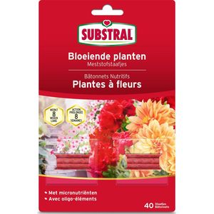 Meststofstaafjes bloeiende planten - 40 staafjes